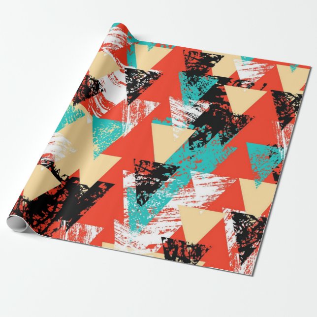 Papier Cadeau Motif abstrait (Déroulé)
