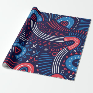 Papier Cadeau Motif abstrait