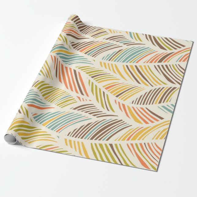 Papier Cadeau Motif abstrait (Déroulé)