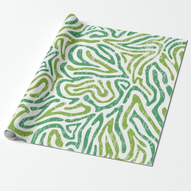 Papier Cadeau Motif abstrait (Déroulé)