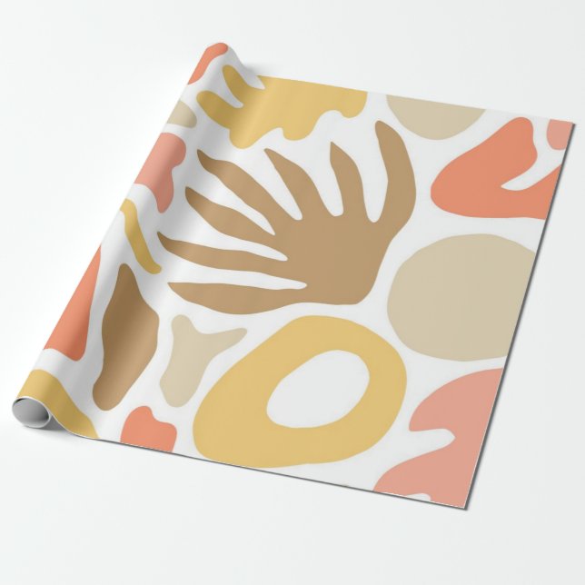 Papier Cadeau Motif abstrait (Déroulé)