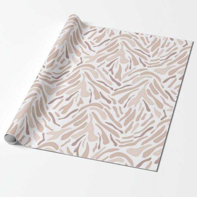 Papier Cadeau Motif abstrait (Déroulé)