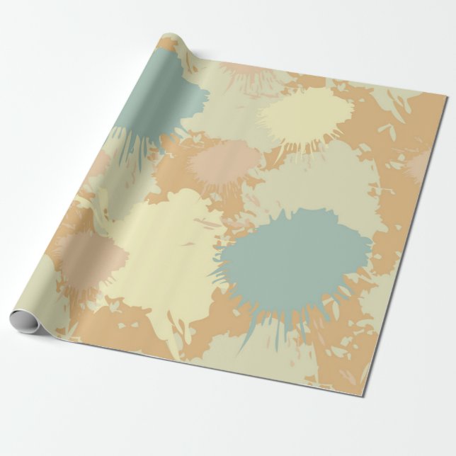 Papier Cadeau Motif abstrait (Déroulé)