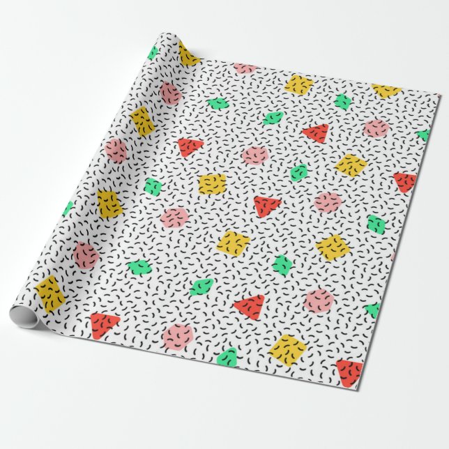 Papier Cadeau Motif abstrait (Déroulé)