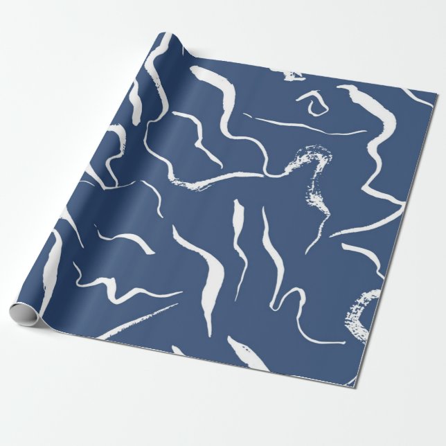 Papier Cadeau Motif abstrait (Déroulé)