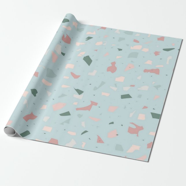 Papier Cadeau Motif abstrait (Déroulé)