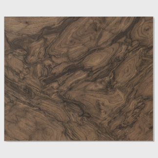 Papier Cadeau Motif Abstrait de Bois 2022