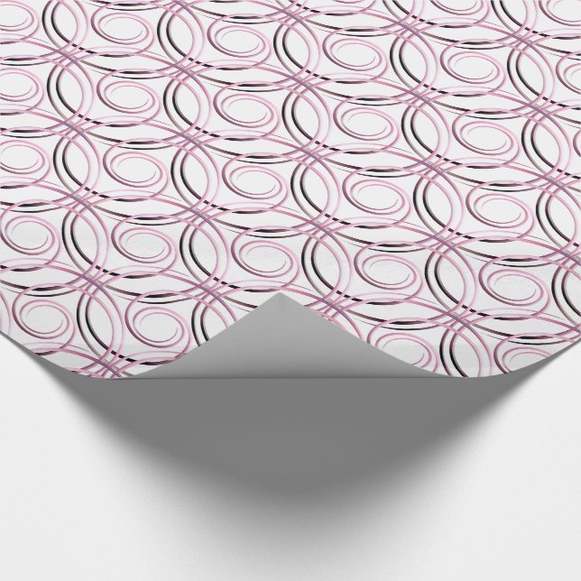 Papier Cadeau Motif abstrait de cercles (Coin)