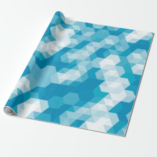 Papier Cadeau Motif abstrait de formes géométriques fondabs