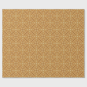 Papier Cadeau Motif abstrait doré charmant