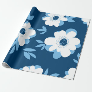Papier Cadeau Motif Abstrait fleuri été sans soudure