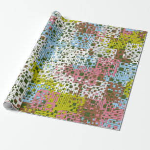Papier Cadeau motif Abstrait sans soudure. Peintures du printemp