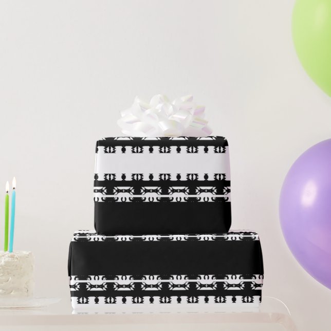 Papier Cadeau Motif africain Ebony Rhythm (Cadeaux de fête)