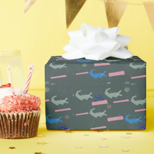 Papier Cadeau Motif Alligator