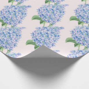 Papier Cadeau Motif Aquarelle bleu Lilac