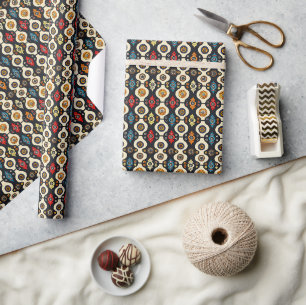 Papier Cadeau Motif Arrière - plan traditionnel africain