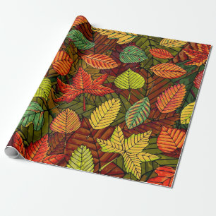 Papier Cadeau Motif automne