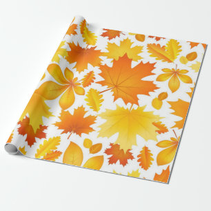 Papier Cadeau Motif automne