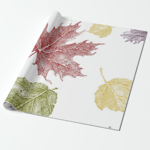 Papier Cadeau Motif automne