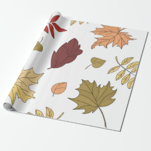 Papier Cadeau Motif automne