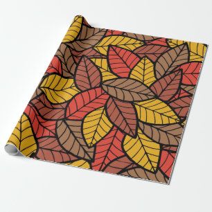 Papier Cadeau Motif automne