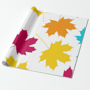 Papier Cadeau Motif automne