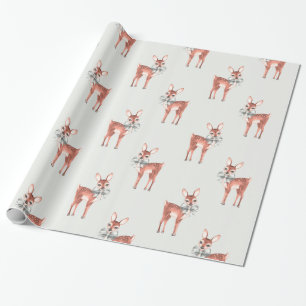 Papier Cadeau Motif avec Baby Deer 1