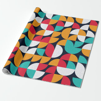 Papier Cadeau Motif avec triangles de couleur aléatoire Générati