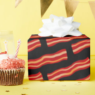 Papier Cadeau Motif Bacon savoureux