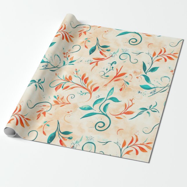 Papier Cadeau Motif blanc et blanc blanc et  blanc (2) (Déroulé)