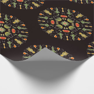 Papier Cadeau Motif Botanique Du Laboratoire De Chimie Pour Chim