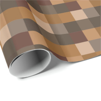Papier Cadeau Motif Brown de Pixelated