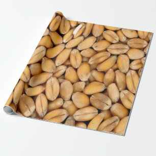 Papier Cadeau Motif Brown du blé