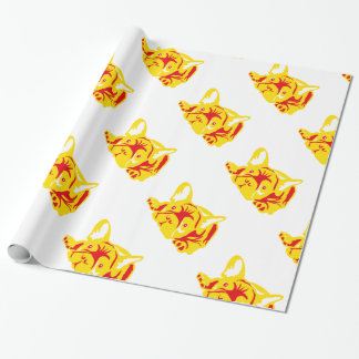 Papier Cadeau Motif Bulldog