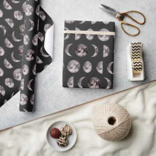 Papier Cadeau Motif céleste astrologique