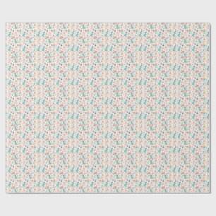 Papier Cadeau Motif Chats Mignons & Cupcakes - Art Kawaii de Cha