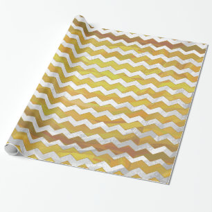 Papier Cadeau Motif Chevron à l'ananas
