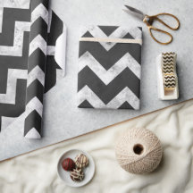 Motif chevron rustique noir et blanc