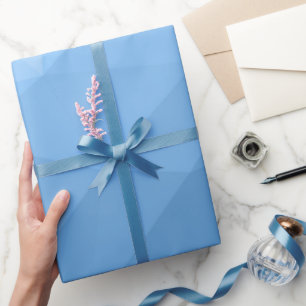 Papier Cadeau Motif classique bleu géométrique en maillage sombr