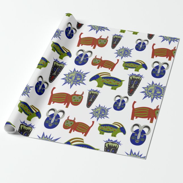 Papier Cadeau Motif cool non-ven (Déroulé)