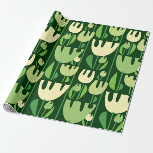 Papier Cadeau Motif couleur tulipe transparent