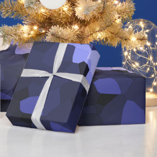 Papier Cadeau Motif Cristallisé Teinte Violette