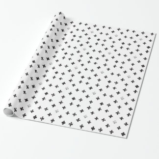 Papier Cadeau Motif croisé suisse