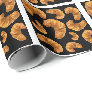 Papier Cadeau Motif croissants