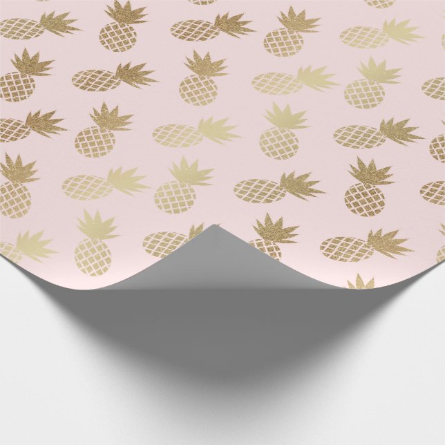 Papier Cadeau Motif d'ananas (Coin)