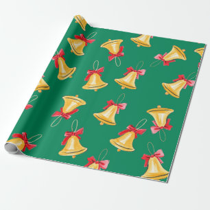 Papier Cadeau Motif d'aquarelle transparente avec cloche