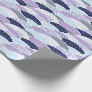 Papier Cadeau Motif d'arc en coquille ludique