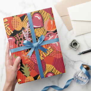 Papier Cadeau Motif d'art de rue graffiti urbain