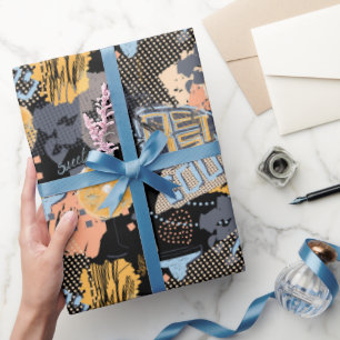 Papier Cadeau Motif d'art de rue graffiti urbain
