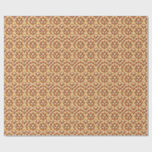 Papier Cadeau Motif d'art spirituel mandala de feu de phénix